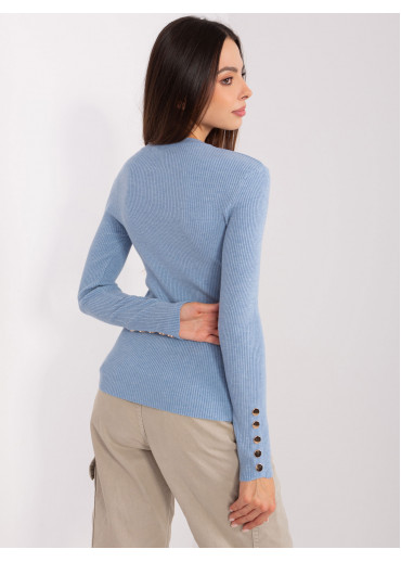 Svetlomodrý pulóver