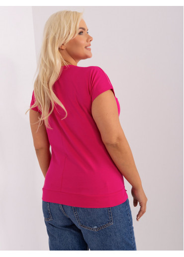 Fuchsiovo ružové tričko