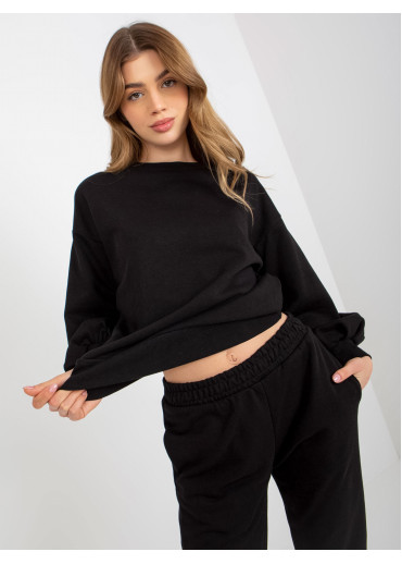 Čierna tepláková súprava