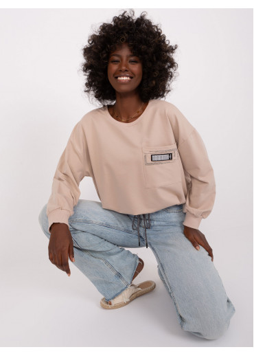 Béžovo hnedé tričko