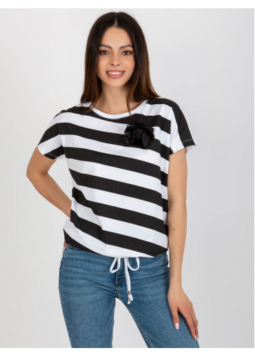 Čierne tričko pruhy