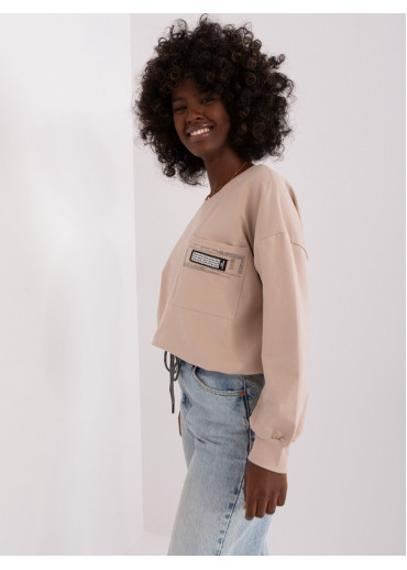 Béžovo hnedé tričko