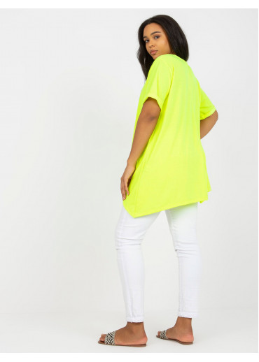 Žltá tričková tunika