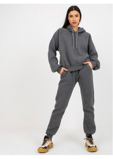 Tmavosivá tepláková súprava