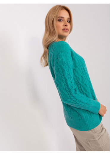 Mätovo zelený pulóver