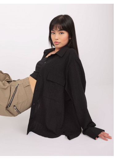 Čierna ľahká košeľa