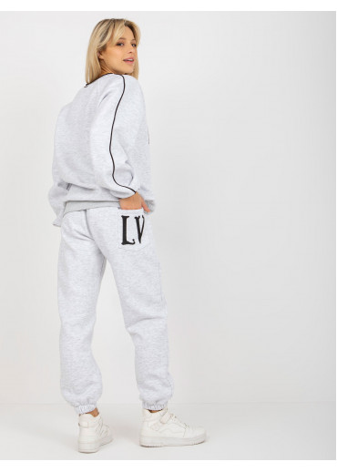 Sivá tepláková súprava