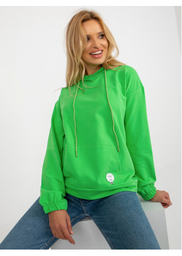 Zelená basic mikina