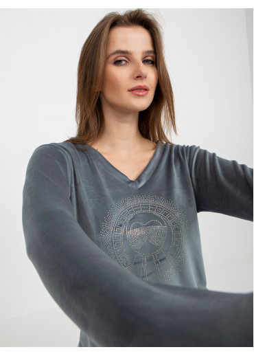 Sivá tepláková súprava