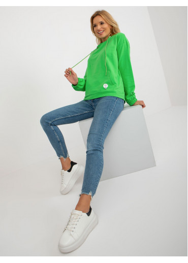 Zelená basic mikina