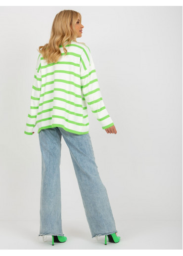 Svetlozelený pulóver