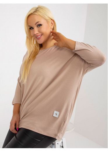 Béžovo hnedé tričko