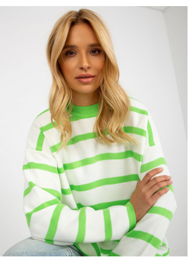 Svetlozelený pulóver