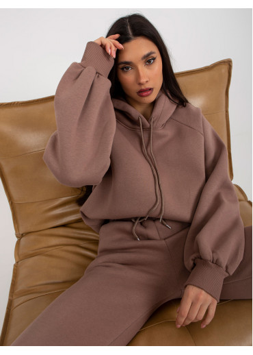 Hnedá tepláková súprava