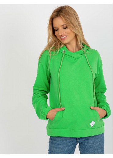 Zelená basic mikina