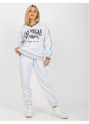 Sivá tepláková súprava