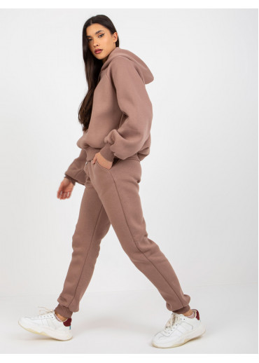 Hnedá tepláková súprava