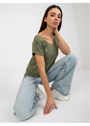 Khaki zelené tričko