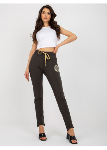 Khaki zelené tepláky