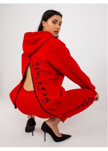 Červená tepláková súprava