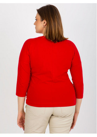 Červené tričko s potlačou