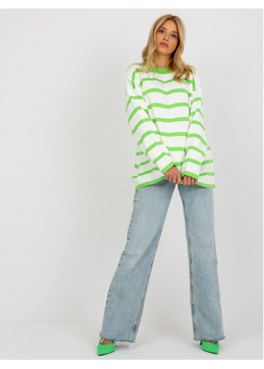 Svetlozelený pulóver