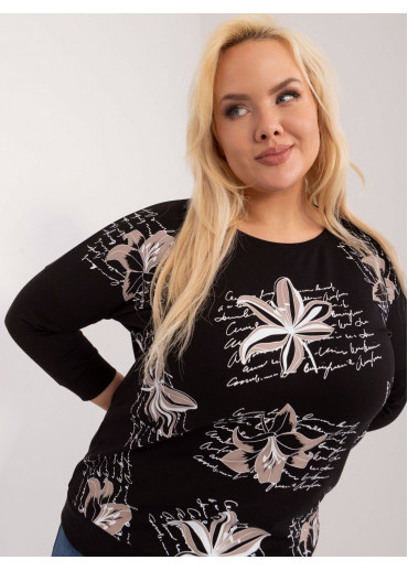 Čierne tričko s potlačou