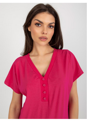 Fuchsiovo ružové tričko