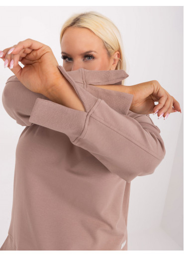 Béžovo hnedé tričko