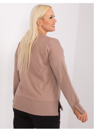 Béžovo hnedé tričko