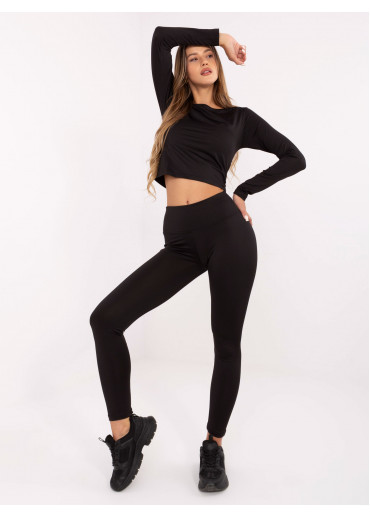 Čierny športový komplet