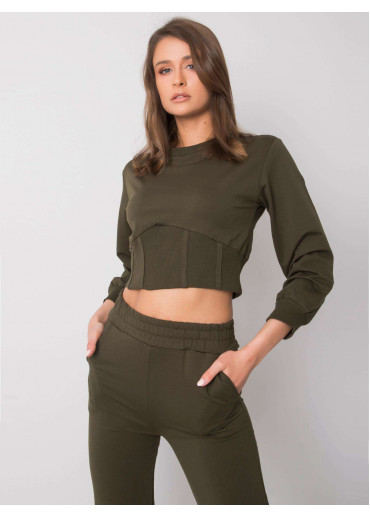 Khaki zelená tepláková súprava