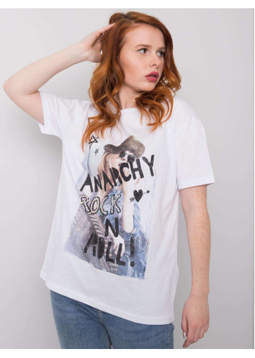 Biele tričko s potlačou