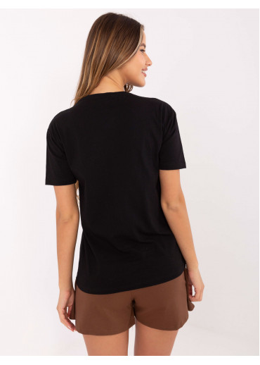 Čierne tričko s potlačou