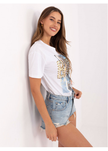 Biele tričko s potlačou