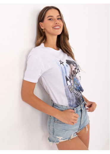 Biele tričko s potlačou