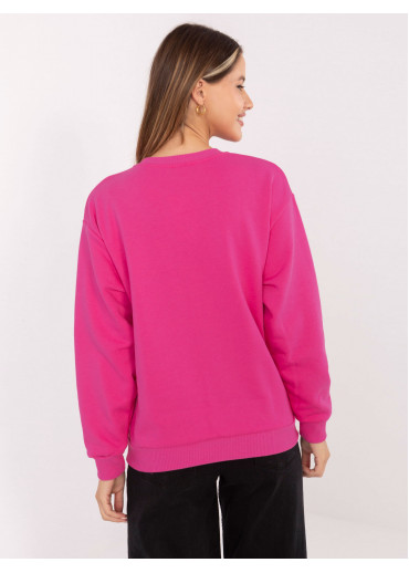 Fuchsiovo ružová mikina