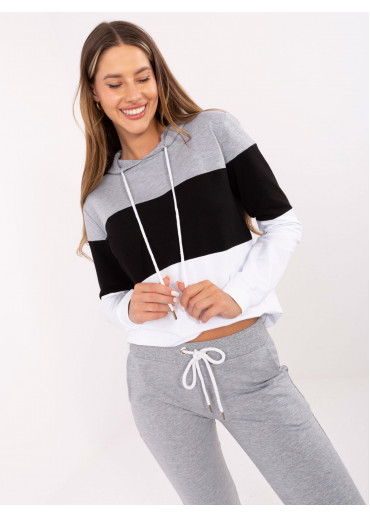 Tmavosivá tepláková súprava