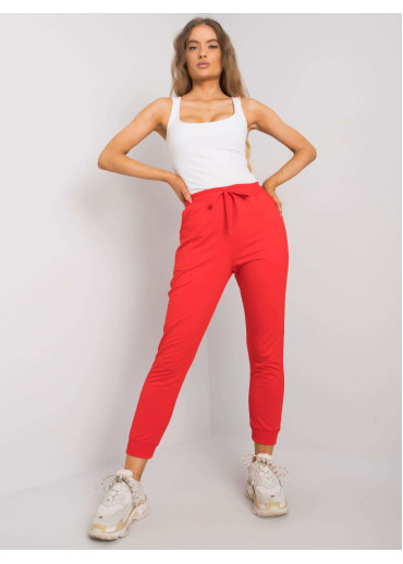 Červené dámske tepláky