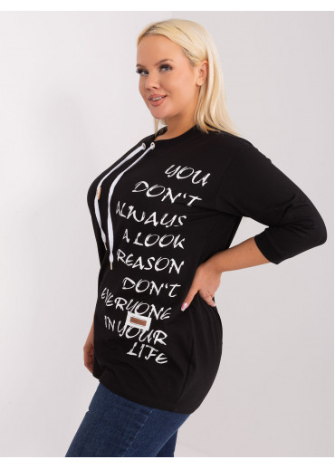 Čierne tričko s potlačou
