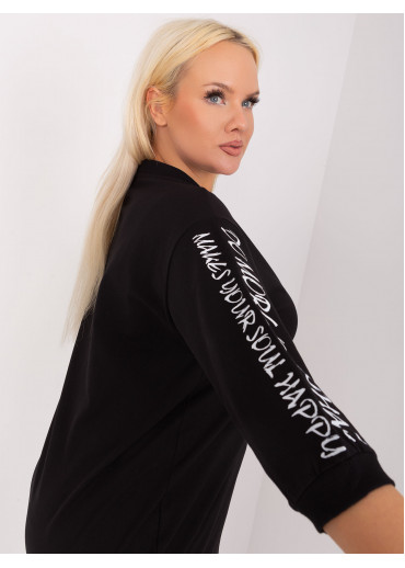 Čierne tričko s potlačou