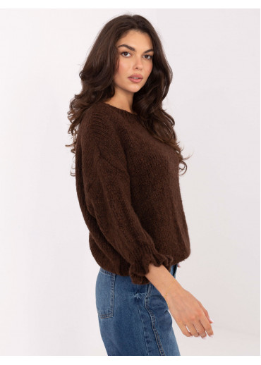 Hnedý dámsky sveter