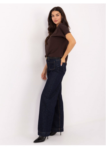 Hnedé basic tričko