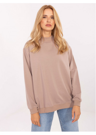 Béžovo hnedá oversize mikina