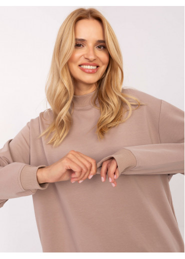 Béžovo hnedá oversize mikina
