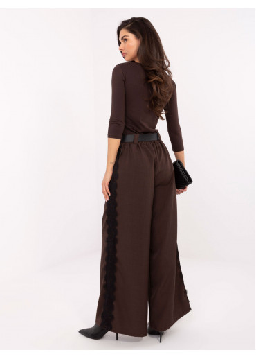 Hnedé basic tričko