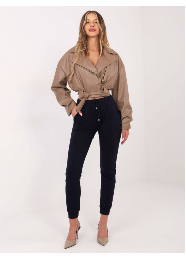 Tmavomodré basic tepláky