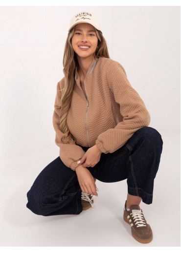 Hnedá bomber bunda