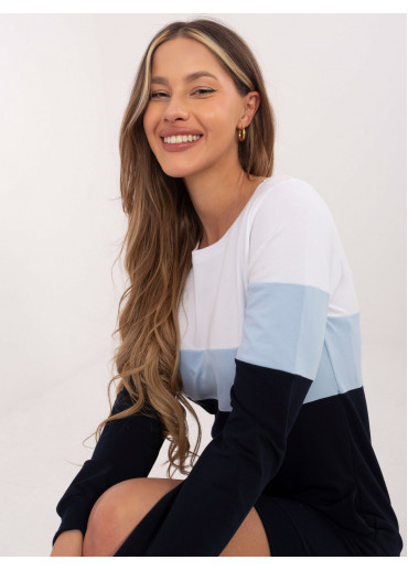 Modré mikinové šaty