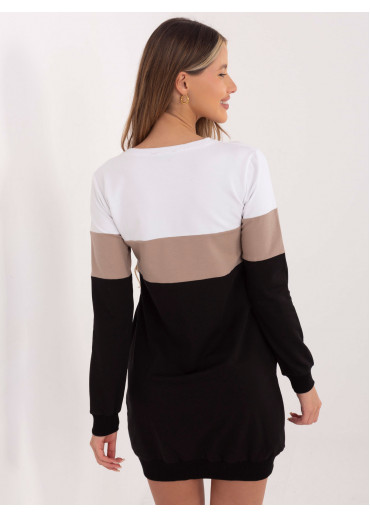 Čierne mikinové šaty